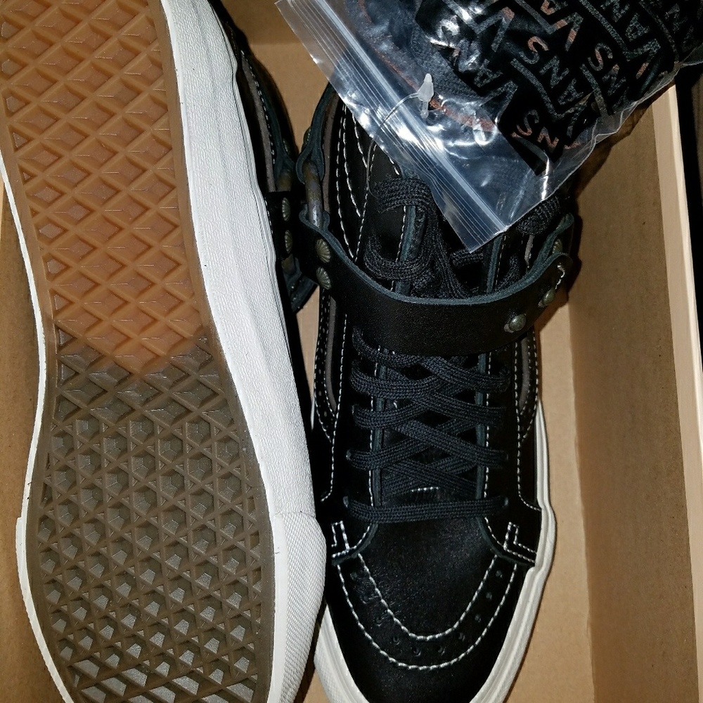 Bnwt vans rare leather hi top taka hayashi 8 w 9.5